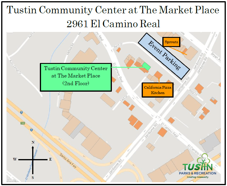 Location of Community Center at The Market Place  