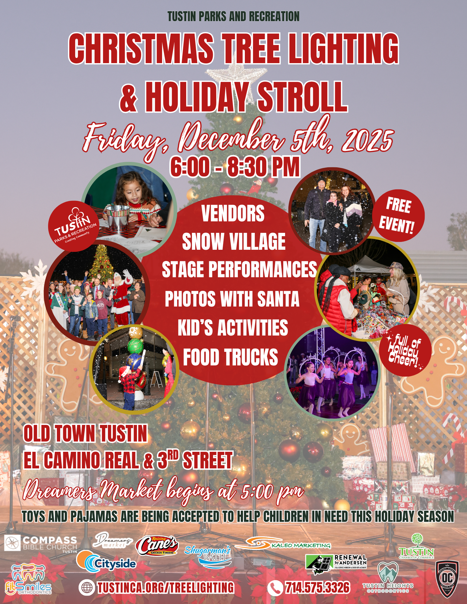 Christmas Tree Lighting Flyer