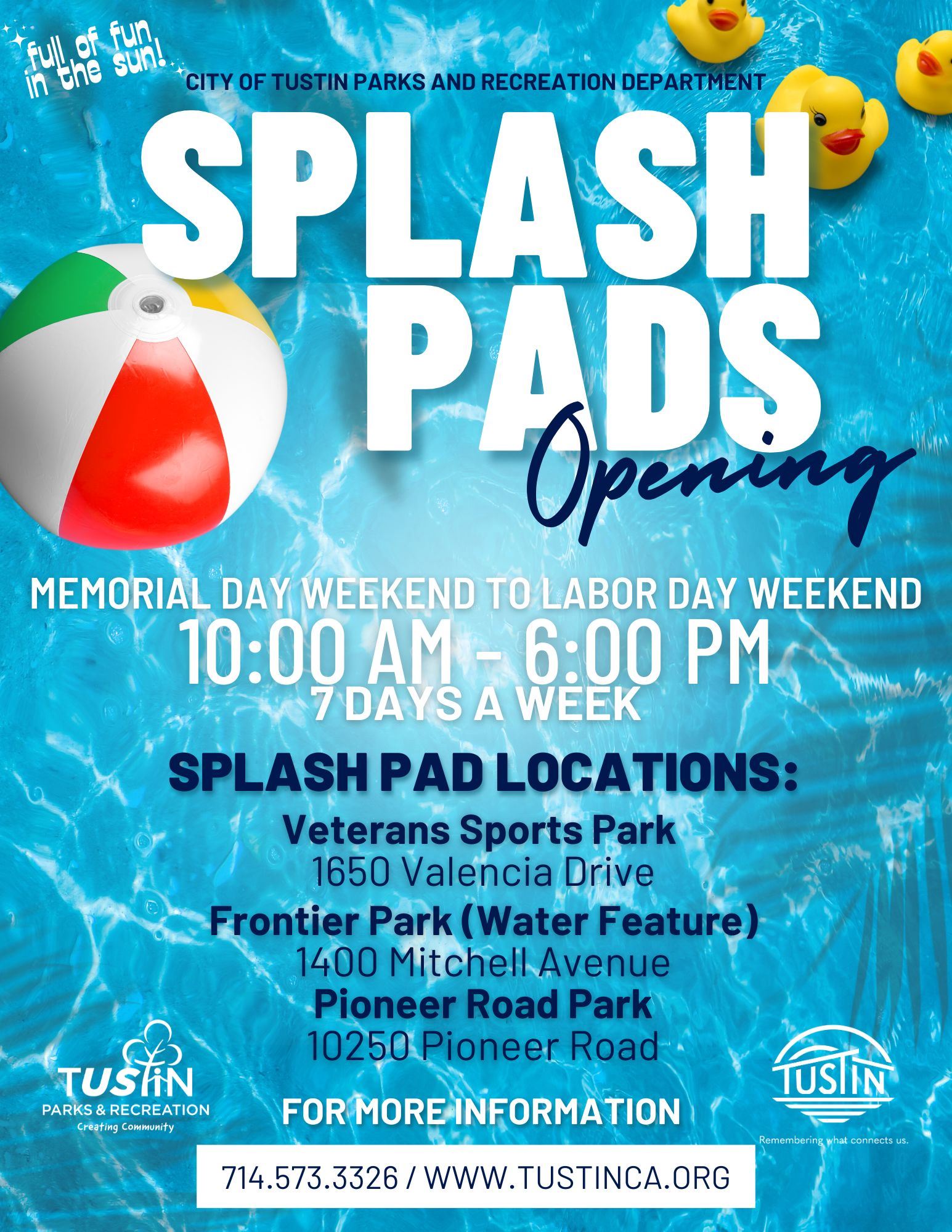 Splash Pad Opening